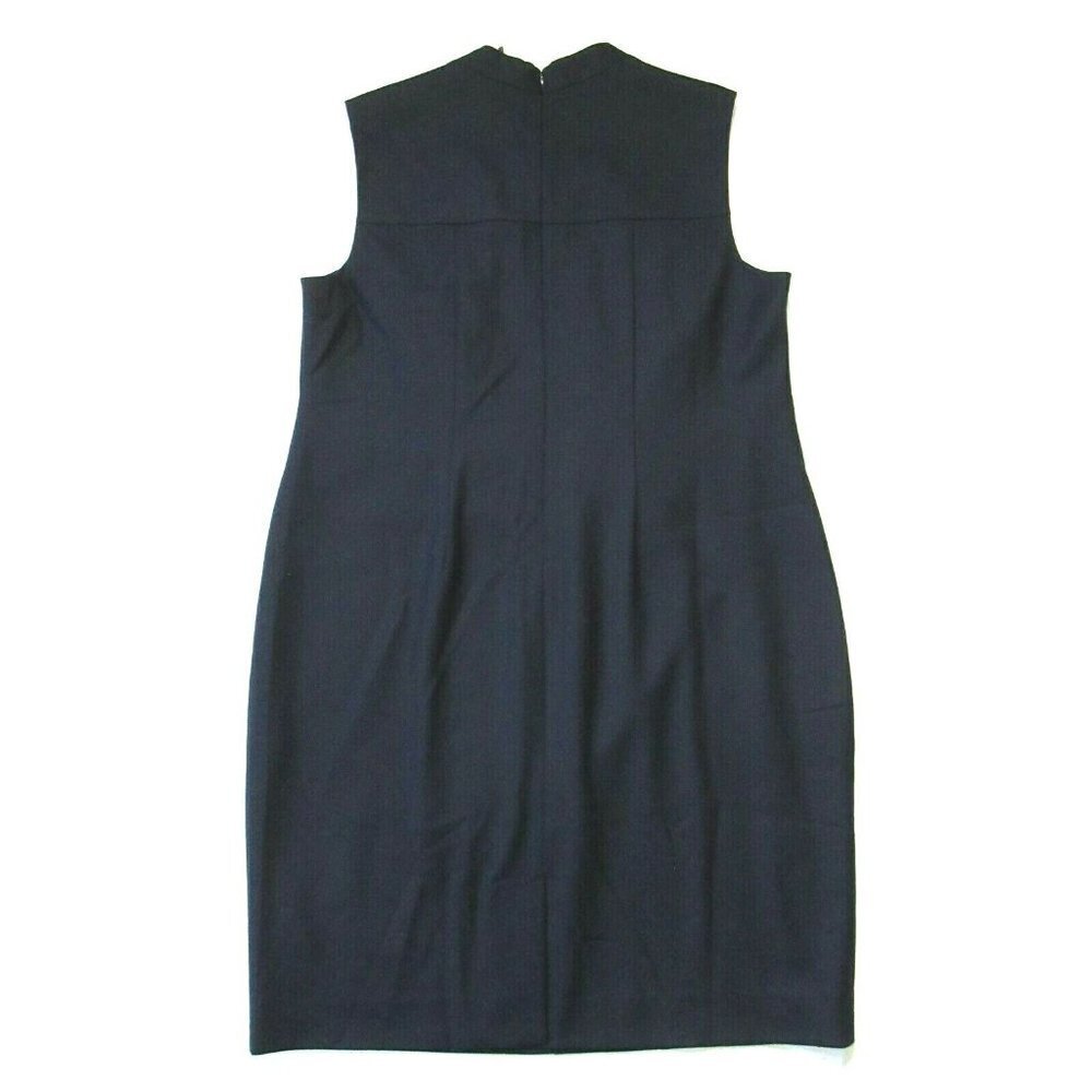 NWT MM. Lafleur Lucinda 2.0 in Ink Sharkskin Stretch Wool Sheath Dress +1 $325 - Picture 7 of 8